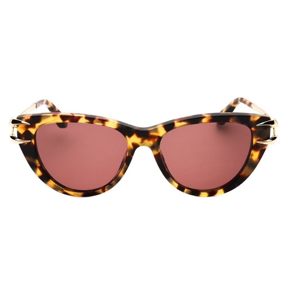 New! Roberto Cavalli SRC031 0777 Chic Havana Claw Sunglasses, Authentic - Picture 3 of 7